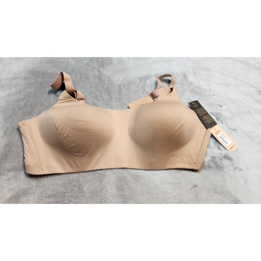 Third Love Women's 3X Taupe Beige Smoothing Wireless Bra Comfort Stretch NWT